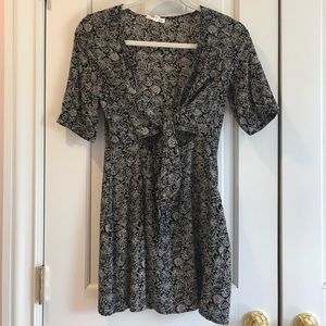 Black n White Patterned Summer Dress